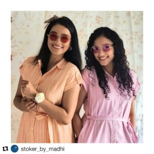Rupa Manjari Instagram - #Repost @stoker_by_madhi (@get_repost)
・・・
In this picture, my muses
@therupamanjari wearing Rose quartz shirt dress and @gayathrieshankar wearing Opal orange shirt dress. 
_____
To buy this product visit stokerwomen.com
______

Go #getstokered