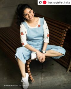 Rupa Manjari Instagram - #Repost @thestoryteller_india (@get_repost)
・・・
What a lovely shoot this was. Glad to have worked on the Portfolio for this pretty actress @therupamanjari ✨ H&M by @ansarimakeupandhairstylist ✨ 
.
.
#film #portfolio #actor #tamilcinema #passion #thestoryteller #rupamanjari