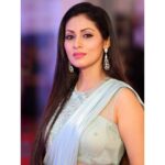 Sadha Instagram - On the red carpet for #gaanamirchimusicawards last night! 😀😀😀 Gorgeous Saree gown by @archithanarayanamofficial 😍 Styled by @impriyankasahajananda #actorslife #event #awardsnight #southindianactress #tollywood #kollywood
