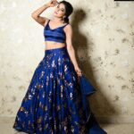 Sakshi Agarwal Instagram - Courage above fear❤️ . . . . . For the #VikatanNambikkaiAwards Redcarpet ! Outfit By @suhanyalingamofficial Makeup & Hair By @viji_sharath - @makeup_sharathbhushan , Clicks By @cyril_eanastein ..