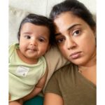 Sameera Reddy Instagram - Can you figure out our expression? I can’t! 😳🤣🤣🤣#motheranddaughter #besties #weekend #chill 😎