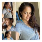 Sameera Reddy Instagram - Reality selfies vs my celebrity angled face selfie for hiding double chin; with stomach sucked in sexy but sweet / post workout filtered pic 🤳 #imperfectlyperfect #exhausted #momlife #keepingupwithcelebs #selfie .. . ibu you asked me for glam pics ? Delivered ! 👯‍♀😉🤣 #hotactress #bollywood #babe #perfect #not #letsgetreal