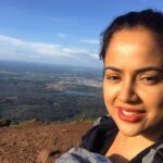 Sameera Reddy Instagram - Attempted climbing to Mullayanagiri Peak with Nyra strapped on! I stopped midway cos I was so out of breath ! 6300 ft high it’s the tallest Peak in Karnataka! So many messages from New moms saying they are inspired to travel & I’m thrilled my travel stories are getting such a positive response! It’s very easy to feel low post baby & I’m super determined to not let it get me down! 🏃‍♀️ for moms asking I did not express I just fed her on demand everywhere! Less fuss and easy to travel this way ! 🌟. . #onthemove #momlife #travelstories #motherhood #travel #keeponmoving #positivevibes #chikmagalur #karnataka #mullayanagiri #peak 🏔 Mullayangiri Peak