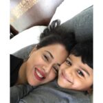 Sameera Reddy Instagram - Nothing like cuddles on a vacation 😍 got to spend some quality time with this lil guy ! So much to do in Chikmagalur! Amazing coffee plantation nature walk this morning !Today we’re going to Mullayanagiri Peak, the highest peak in Karnataka! #traveldiaries #chikmagalur #momlife #karnataka @javarainresorts