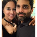 Sameera Reddy Instagram – Mr. & Mrs. Vardenchi ❤️. @vardenchi #husbandandwife #bikerlifestyle #keepingitreal