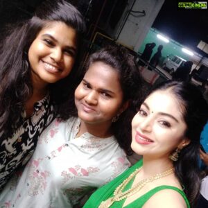 Sanam Shetty Instagram - At the preview show of Cheran sir's 'Rajavukku Check' film with
@tharshan_shant @cherandirector @dirsaran @_mylifesbeautiful_ Damini sweety🤗🤗 One word for Cheran sir's performance - FLAWLESS! 🙏
U really have to watch the film to witness the skills and versatility of this man👏👏
Excelled in every scene!!
Soon in theatres! 
Thank u sir for the kind invite🤗🤗
Loved ur company as always Tharshan ❤
Hearty congratulations for a superb film Director Sai Rajkumar sir👍
My Green satin saree designed by :@amsuresh66👍
#rajavukkucheck #previewshow #powerpackedfilm