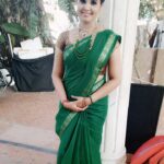Sandra Amy Instagram - Hubby's saree gft 😍😍😍 jewellery by @meesha0213 Finally the beautiful me🙈😁😁@prajinpadmanabhan
