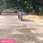 Sandra Amy Instagram - My bujji riding bike😍😍😍 #multitalentedgirl# #mymirror#😍😍😍