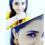 Sandra Amy Instagram – Statement bangles nd lakshmi earrings @vinucreations 😍😍😍😍