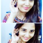 Sandra Amy Instagram - Earrings @tarunichennai 😍😍