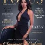 Sanjjanaa Instagram - Like what you do, get noticed by your boldness. Featured on the cover of @outoffocus_magazine magazine, #May2018 edition. Designer: @sanjay_choraria_official Chennai, India