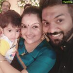 Saranya Mohan Instagram - When He is really not in the mood to take a selfie #love#son#hubby#instapics#instagood#lovelife