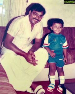 Shanthanu Bhagyaraj Instagram - தந்தையர் தின வாழ்த்துக்கள் 💛
#happyfathersday 😍