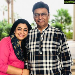 Shanthanu Bhagyaraj Instagram - Happy 37th Anniversary 😍💥 Wishing you both many more beautiful, healthy and happy years together 🤗💛 

@kbrs_.show @poornimabhagyaraj @kikivijay11