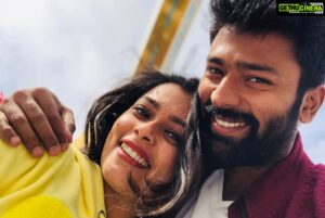 Shanthanu Bhagyaraj Instagram - ‪Happy bday Sunshine 💛‬ ‪ @kikivijay11 ‪You make me feel stronger everyday .. I really hope god blesses u with the happiest life , beside me 😉😉yes I’m being selfish as I want u only for myself💛‬ PC : @atitan.studio