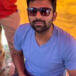 Shanthanu Bhagyaraj Instagram - Photography skills 😅 PC : @malavikamohanan_ Shimoga, Karnataka