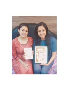 Sija Rose Instagram - Happy Birthday @jyotika mam
.
A strong minded woman,
sweet, humble ,down to earth .
It was a pleasure working with you
.
I have seen you embrace your character with so much passion and ease
Looking forward for more amazing roles from you
.
Happy Birthday Jo mam
.
Couldnt express my joy and thats my small coffee art gift for her
.
#jyothika
#jo #coffeeart #tamilfilm #2dentertainment #kannamma