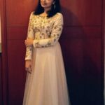 Sija Rose Instagram - Loved and flaunted this dress! . Thank you @arshiyanaina for this lovely hand worked beauty... . HAPPY #dresslover #beadedhandwork #happywithmydress #arshiyanainadesignerboutique Coimbatore, Tamil Nadu