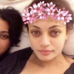 Sneha Ullal Instagram - Happy @saumyaullal Day everone #bigsisbday #snapchatfilters