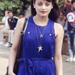 Sneha Ullal Instagram - All about body language #bluejumpsuit #armani at Arpitas's baby shower