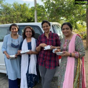 Suhasini Maniratnam Instagram - On a trip with friends. Grateful blessed Joyful.