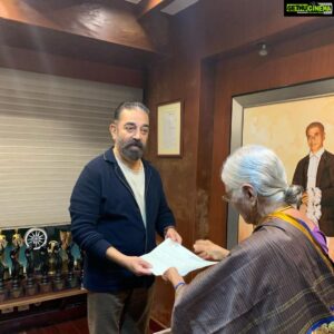 Suhasini Maniratnam Instagram - #கோவையில்_கமல்#kamalhaasan