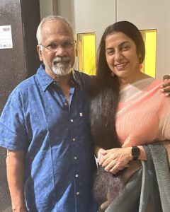 Suhasini Maniratnam Instagram - Together we got lucky. ❤️❤️❤️❤️❤️