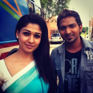 Vaibhav Reddy Instagram - With my fav heroine!!!!