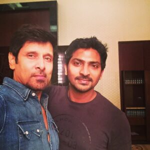 Vaibhav Reddy Instagram - Selfie with Chiyaan☺️