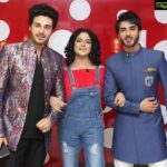 Veena Malik Instagram - Had great time with @khanahsanofficial & @imranabbas.official after long time on the sets of #PakistanStar #PakistanStaronBol #AhsanKhan #ImranAbbas #VeenaMalik #actorsreunion Karachi, Pakistan