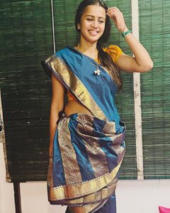Anjana Rangan Instagram - Karadaiyan nonbu.. 🙏
#madisar #saree #sareelove #karadaiyannombuinmadisar