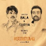 Suriya Instagram - Been waiting for #directorbala na my mentor to say Action!!! …After 18 years, it’s happiness today…! This moment… we need all your wishes! #suriya41