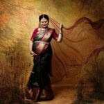 Amulya Instagram - Two months of Motherhood! This definitely has to be the most anticipated journey of my life!! When I heard I was about to have twins - my heart skipped a beat and I couldn’t be any happier. Their tiny kicks made me forget all the challenges that pregnancy threw at me! I miss my bump already!! But, I must say, this has been endearing and overwhelming at the same time. Every mother puts on a brave face to the world but only she knows the roses and thorns in the journey! That said, at the end, when I look at their tiny feet or hold their hands, I know I’ve done my best and will continue to do so! ❤️ @jagdishrchandra Photography: @tinyyawnsphotography Jewellery: @gajraj_jewellers Make up: @yathishmakeover03 Blouse: @sanvis_boutique