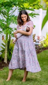 Evelyn Sharma Instagram - All of this is for you my little darling… 💖

#mommyandme #garden #flowers