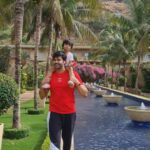 Ganesh Venkatraman Instagram - Sundays are for exploration with my Mischevious partner 😉😉 who luckily has similar interests like me nature, fresh air & discovering new places ❤️❤️ Location: @dellaadventureandresorts #daddydaughter #SundayFunday #SamairaGanesh