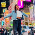 Pooja Jhaveri Instagram – Only if you swipe left, you’ll know what this city does to me ❤️
.
.
One place I can forever live in besides #mumbai is #newyork ❤️
#issavibe #mykindavibe 
.
#newyork #newyorkcity #newyorker #foreverlove #lights #timesquare #newyorklife #usa #usdiaries #nyc  #nyclife #nycphotographer #nycmodel #poojajjhaveri #poojainnewyork Times Square, New York City