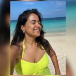 Sameera Reddy Instagram - 💙True Blue I love you #familytime . @mr.vardenchi . @jwmmaldives JW Marriott Maldives Resort & Spa