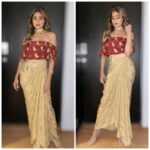 Shamita Shetty Instagram - “Glamour never takes a day off.” . . . Outfit- @houseofmasaba Accessories- @azotiique Hair- @hairnmakeup.farzana @kromakaysalon Managed by- @bethetribe @meghna.agrawall . . . #eventdiaries #ootn #glowup #guwahati #2022
