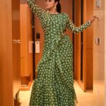 Shamna Kasim Instagram - The most beautiful thing u can wear is Confidence….. Styled by @officialanahita Outfit: @seharrebysahitheereddy Pic: @Mirza_hyder Edits: @v_capturesphotography Personal staff: @chintu_6172 @devikasandy22 Hairstylist: @srinu_hairstylist