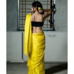 Dharsha Gupta Instagram - 💛Few more remaining pics in this saree💛 💛Gudeve💛 Pc - @raj_isaac_photography