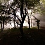 Dharsha Gupta Instagram - ☂️குடைக்குள் நான்☂️ Pc- @actorsathish 🤩
