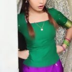 Dharsha Gupta Instagram - 💚💜