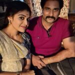 Dharsha Gupta Instagram - 🥰Rudhrathandavam Aarambam🥰 Movie shoot . . @mohan_chatriyan @richardrishi