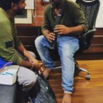 Haricharan Instagram - @nikhilramtp Loves his Gadgets. He was showing off the Sylphyo from @aodyoinstruments . 2 Bar Q Studios
