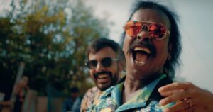 Leon James Instagram - Keeping up with @anthony_daasan ‘s energy was harder than it looks! Go check out our new video “Soru Dhaan Mukkiyam” if you haven’t yet ! Link in Bio ! 🥁🎤🥳 #SoruDhaanMukkiyam #SingleShankarumSmartphoneSimranum