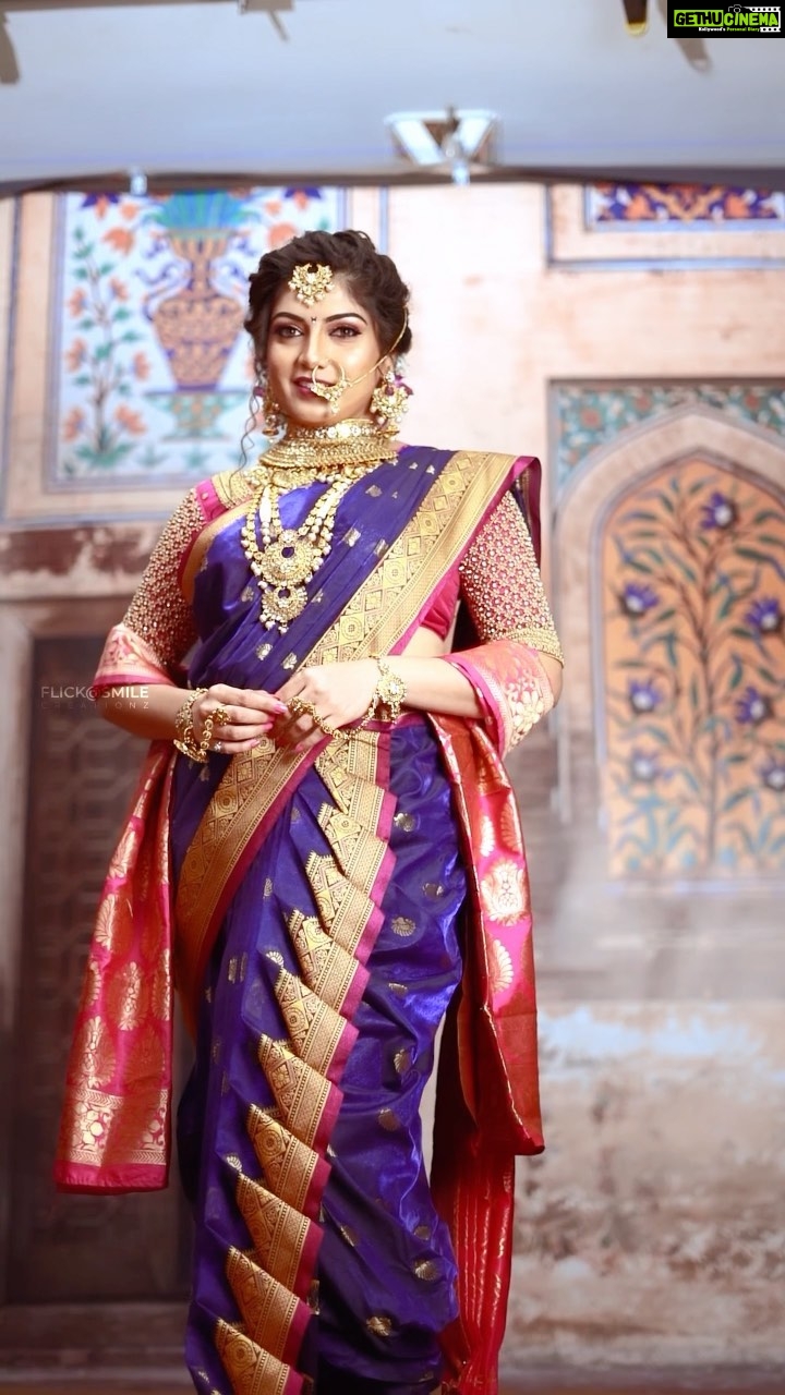 Papri Ghosh Instagram - Traditional marathi look MUA,Saree ...