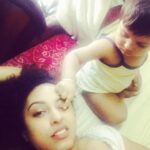 Pearle Maaney Instagram - Whoever said kids should be allowed to Explore... Rethink ur statement 🙄 Let me borrow a word from Mr.Thiruvanjoor Radhakrishnan She is My Kannunni 😂😂🙈
