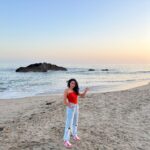 Pragathi Guruprasad Instagram – baby sis behavior Malibu, California