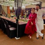 Rubina Dilaik Instagram - Eid Mubarak 🌙 Pyaar he pyaar base apke iss Khubsurat aashiyane mein @tintin3012 @huseinkk . . . . . Libas : @narayaniadukia Styled by : @styledbyashna @ashnaamakhijani