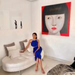 Banita Sandhu Instagram - feeling blue 💙
